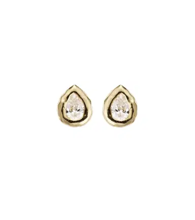 Octavia Elizabeth Nesting Gem 18kt gold earrings with diamonds | Thumbnail 1