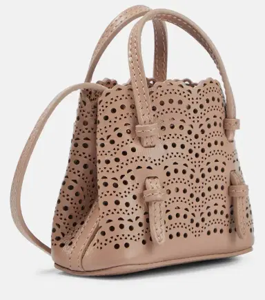 Alaïa Alaïa Le Mina Mini leather crossbody bag | Thumbnail 3