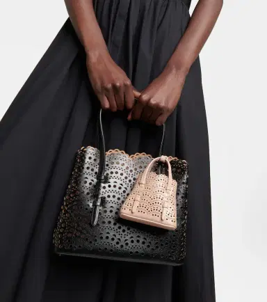 Alaïa Alaïa Le Mina Mini leather crossbody bag | Thumbnail 4