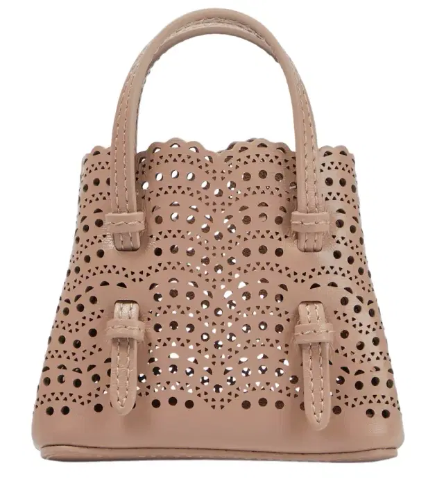 Alaïa Le Mina Mini leather crossbody bag