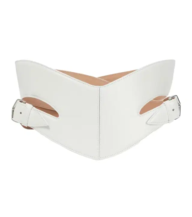 Alaia Alaïa Cut-out leather belt