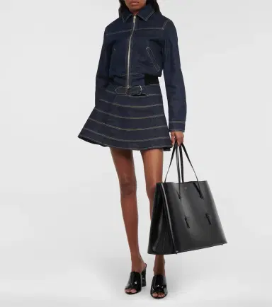 Alaïa Alaïa Mina 50 Large leather tote bag | Thumbnail 5
