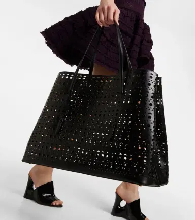 Alaïa Alaïa Mina 50 Large leather tote bag | Thumbnail 6 Alaïa Alaïa Mina 50 Large leather tote bag | Thumbnail 6