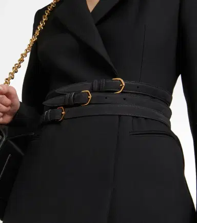 Alaïa Alaïa Multi slim leather belt | Thumbnail 2
