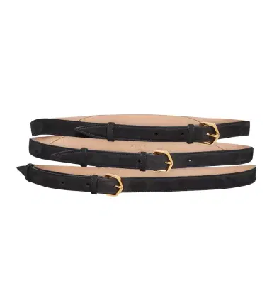 Alaïa Alaïa Multi slim leather belt | Thumbnail 1