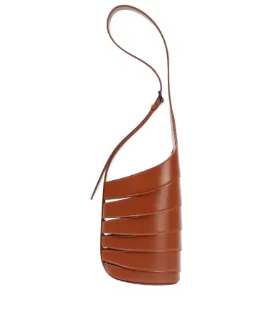 Alaia Alaïa Babel Small leather shoulder bag | Thumbnail 1