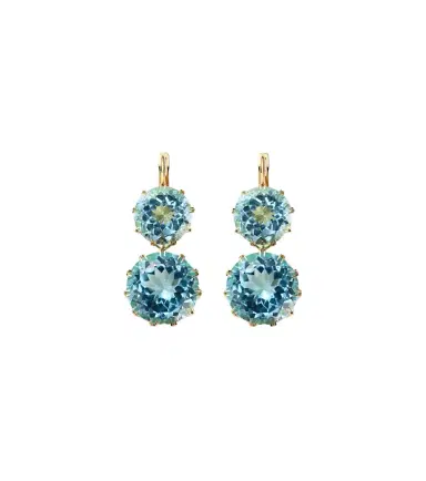 Ileana Makri 18kt yellow gold earrings with topaz | Thumbnail 1
