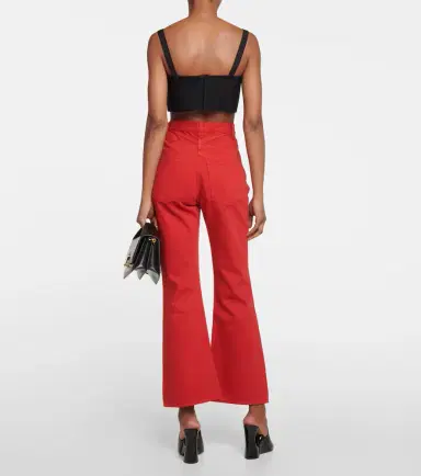 Alaia Alaïa High-rise bootcut jeans | Thumbnail 3 Alaia Alaïa High-rise bootcut jeans | Thumbnail 3