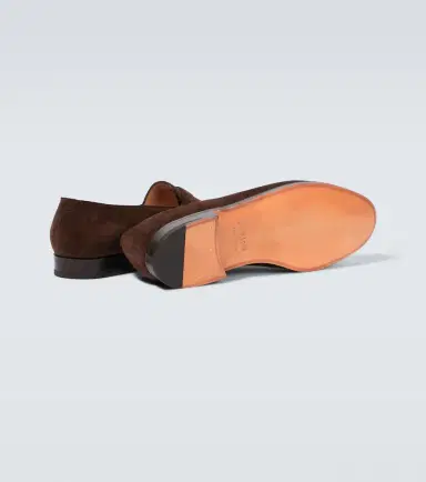 John Lobb Lopez suede penny loafers | Thumbnail 3