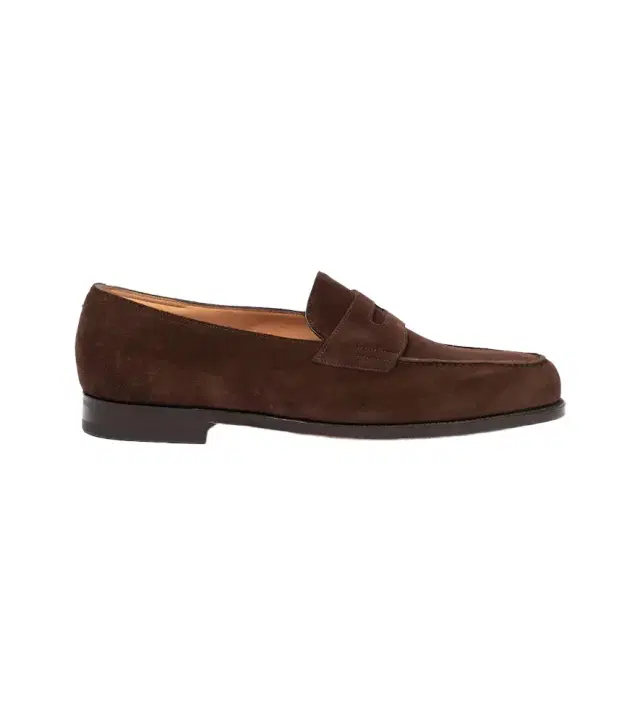 John Lobb Lopez suede penny loafers