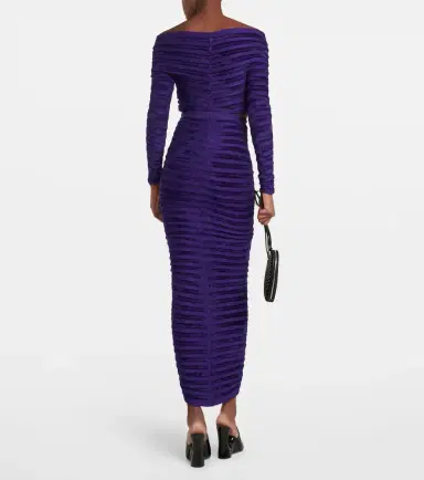 Alaïa Alaïa Ruched midi skirt | Thumbnail 5