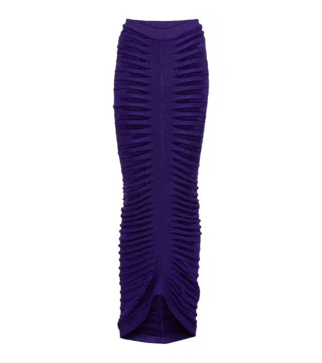 Alaia Alaïa Ruched midi skirt