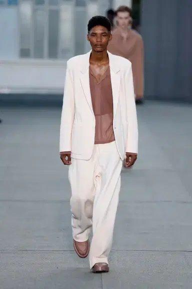 Zegna Straight cotton bouclé pants | Thumbnail 2