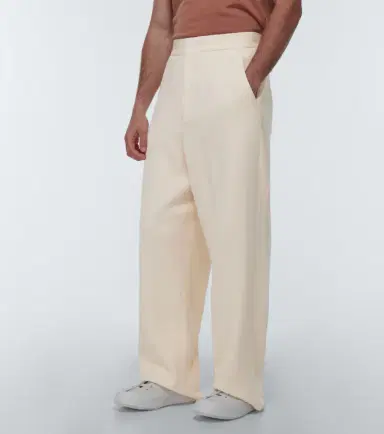Zegna Straight cotton bouclé pants | Thumbnail 4