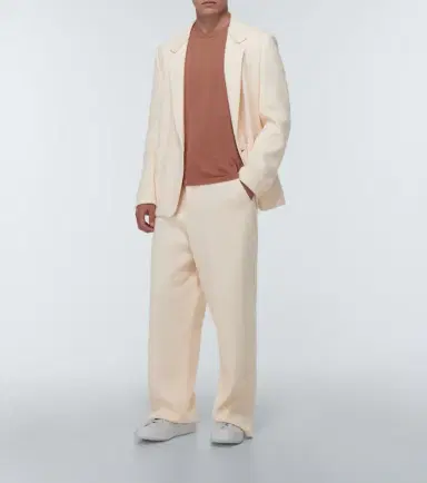 Zegna Straight cotton bouclé pants | Thumbnail 5