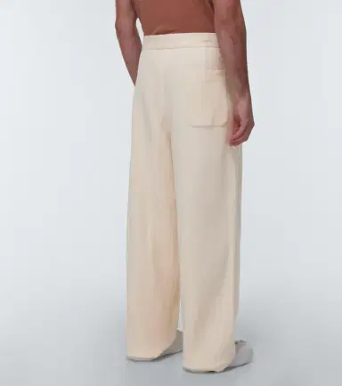 Zegna Straight cotton bouclé pants | Thumbnail 6