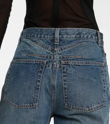 Alaia Alaïa Lover low-rise straight jeans | Thumbnail 3