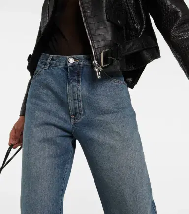 Alaia Alaïa Lover low-rise straight jeans | Thumbnail 4