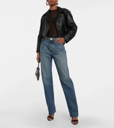 Alaia Alaïa Lover low-rise straight jeans | Thumbnail 5