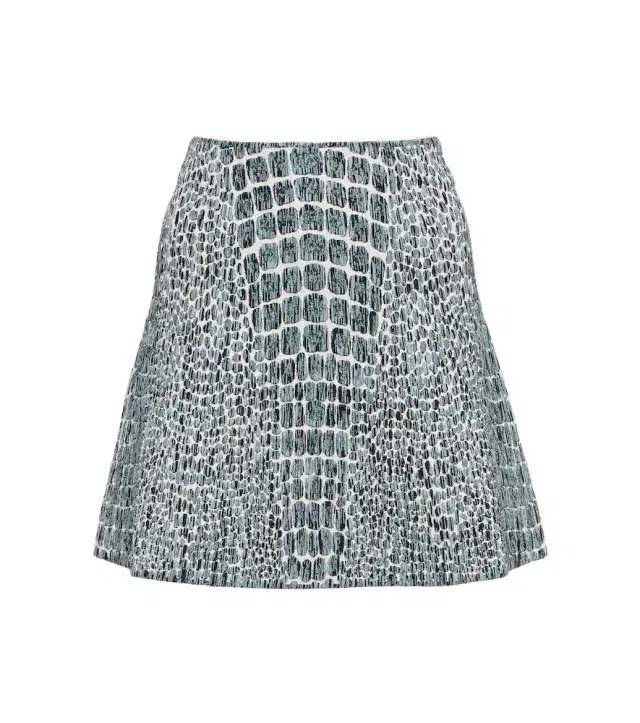 Alaia Alaïa Printed jacquard miniskirt