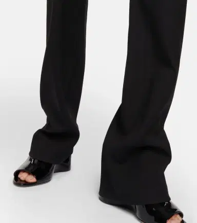 Alaïa Alaïa Belted straight wool pants | Thumbnail 3