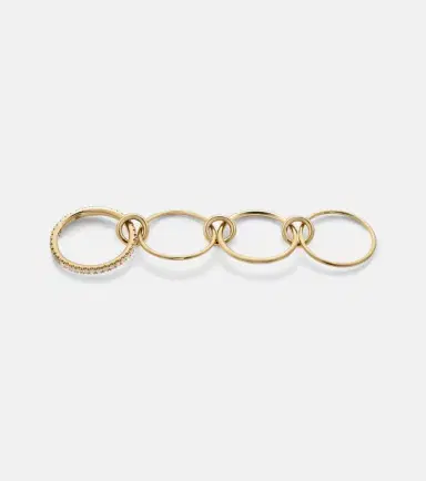 Spinelli Kilcollin Pisces Pavé 18kt gold ring with diamonds | Thumbnail 4