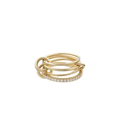 Spinelli Kilcollin Pisces Pavé 18kt gold ring with diamonds | Thumbnail 1