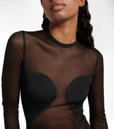 Alaïa Alaïa Semi-sheer bodysuit | Thumbnail 3