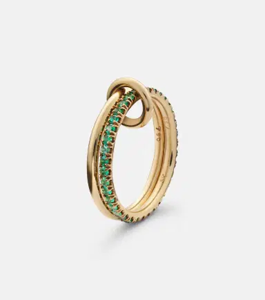 Spinelli Kilcollin Marigold 18kt yellow gold ring with emeralds | Thumbnail 2