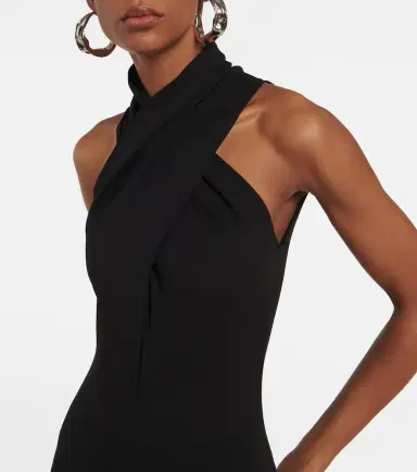Alaïa Alaïa Halterneck crêpe jumpsuit | Thumbnail 2
