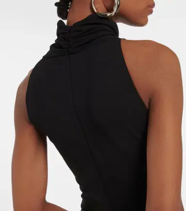 Alaïa Alaïa Halterneck crêpe jumpsuit | Thumbnail 4