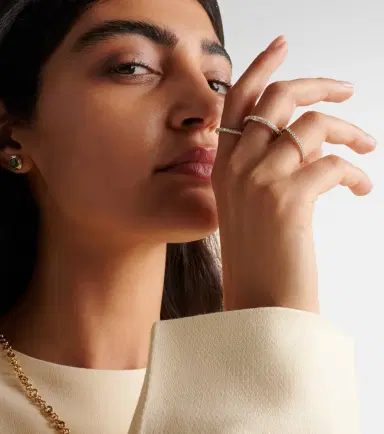Spinelli Kilcollin Nova sterling silver and 18kt gold ring with diamonds | Thumbnail 4