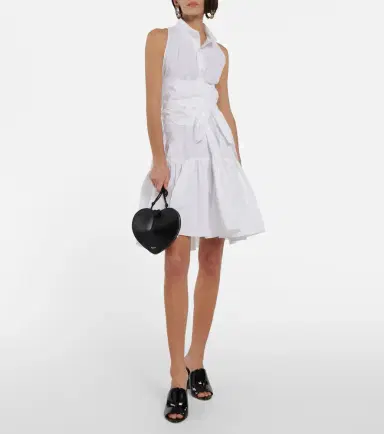 Alaïa Alaïa Cotton poplin minidress | Thumbnail 3