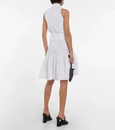 Alaïa Alaïa Cotton poplin minidress | Thumbnail 5