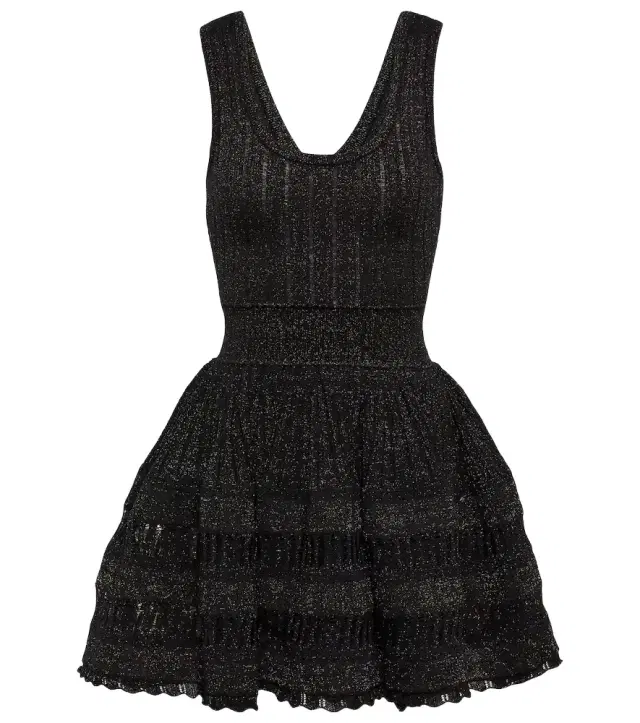 Alaïa Crinoline wool-blend minidress