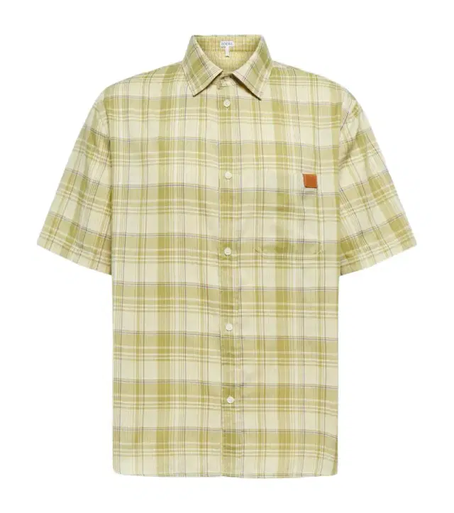 Loewe Checked gauze shirt
