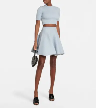 Alaïa Alaïa Wool crop sweater | Thumbnail 3