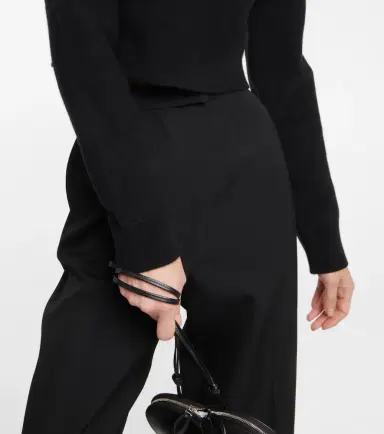 Alaïa Alaïa Keyhole virgin wool cropped sweater | Thumbnail 5 Alaïa Alaïa Keyhole virgin wool cropped sweater | Thumbnail 5