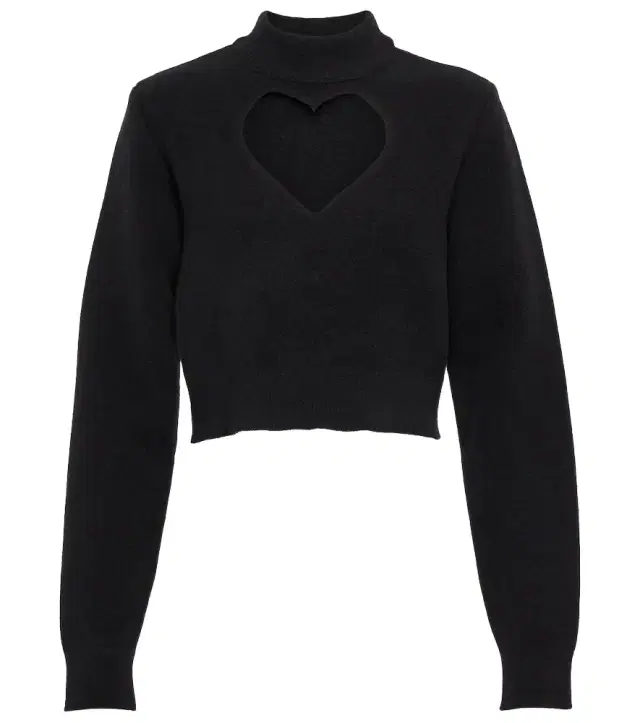 Alaia Alaïa Keyhole virgin wool cropped sweater