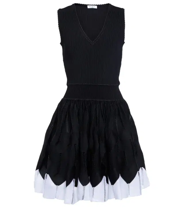 Alaïa V-neck minidress
