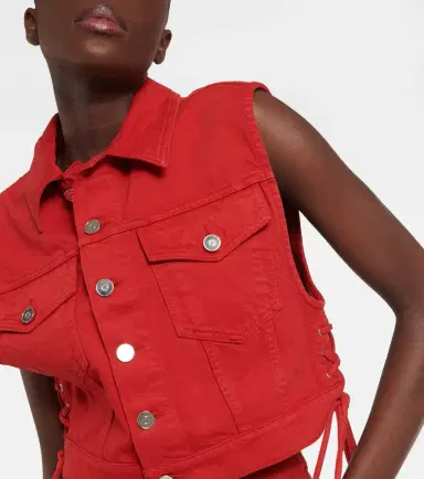 Alaia Alaïa Eyelet cotton vest | Thumbnail 4
