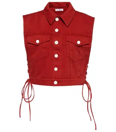 Alaia Alaïa Eyelet cotton vest | Thumbnail 1