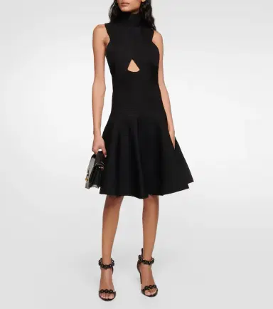 Alaïa Alaïa Cutout high-neck minidress | Thumbnail 4