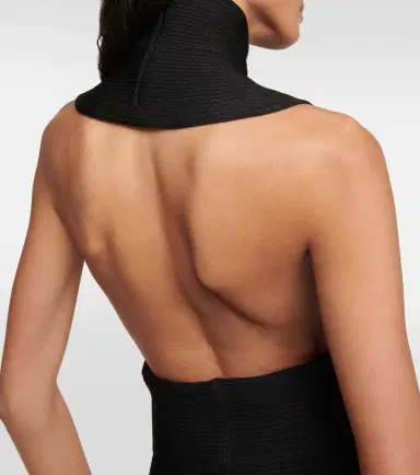 Alaïa Alaïa Cutout high-neck minidress | Thumbnail 5