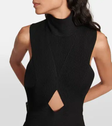 Alaïa Alaïa Cutout high-neck minidress | Thumbnail 6