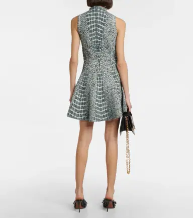 Alaïa Alaïa Jacquard minidress | Thumbnail 2