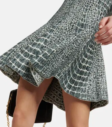 Alaïa Alaïa Jacquard minidress | Thumbnail 3