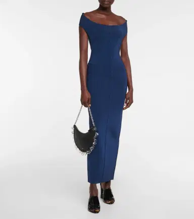 Alaïa Alaïa Off-shoulder wool-blend Lurex gown | Thumbnail 5 Alaïa Alaïa Off-shoulder wool-blend Lurex gown | Thumbnail 5