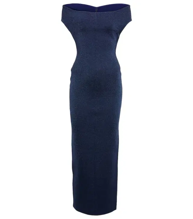 Alaia Alaïa Off-shoulder wool-blend Lurex gown