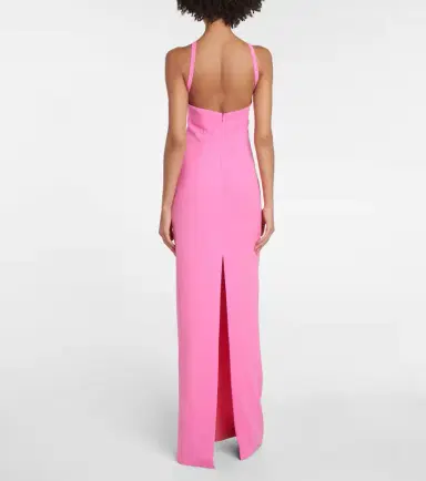 Mônot Mônot Cutout halterneck gown | Thumbnail 3